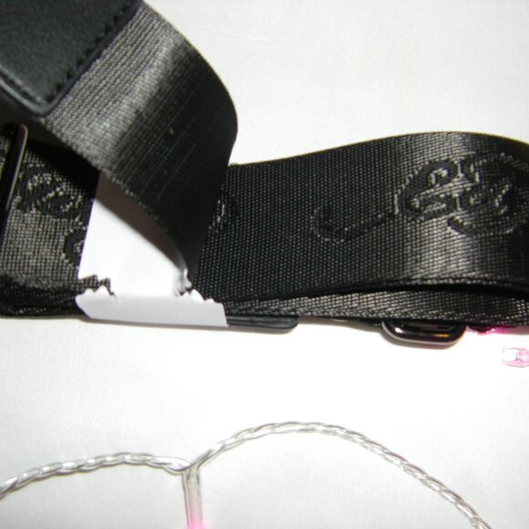 Ed Hardy Tiger Rhinestone Satchel Crossbody Bag Black NWT - Picture 12 of 16